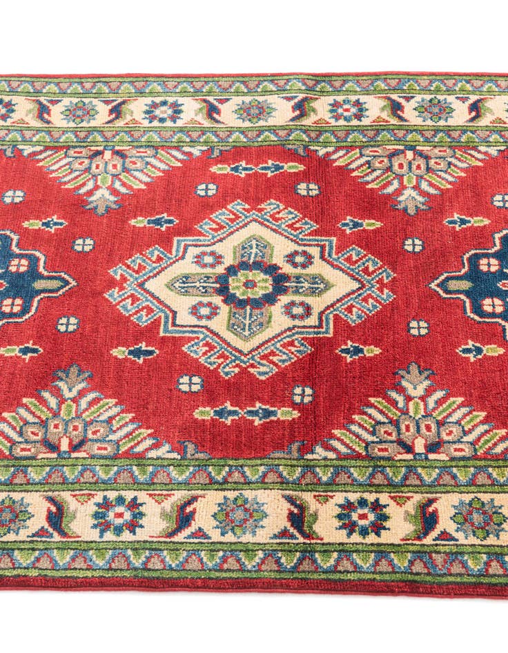 Detail image of  3' 2 x 5'  Hand Knotted Kazak Rug