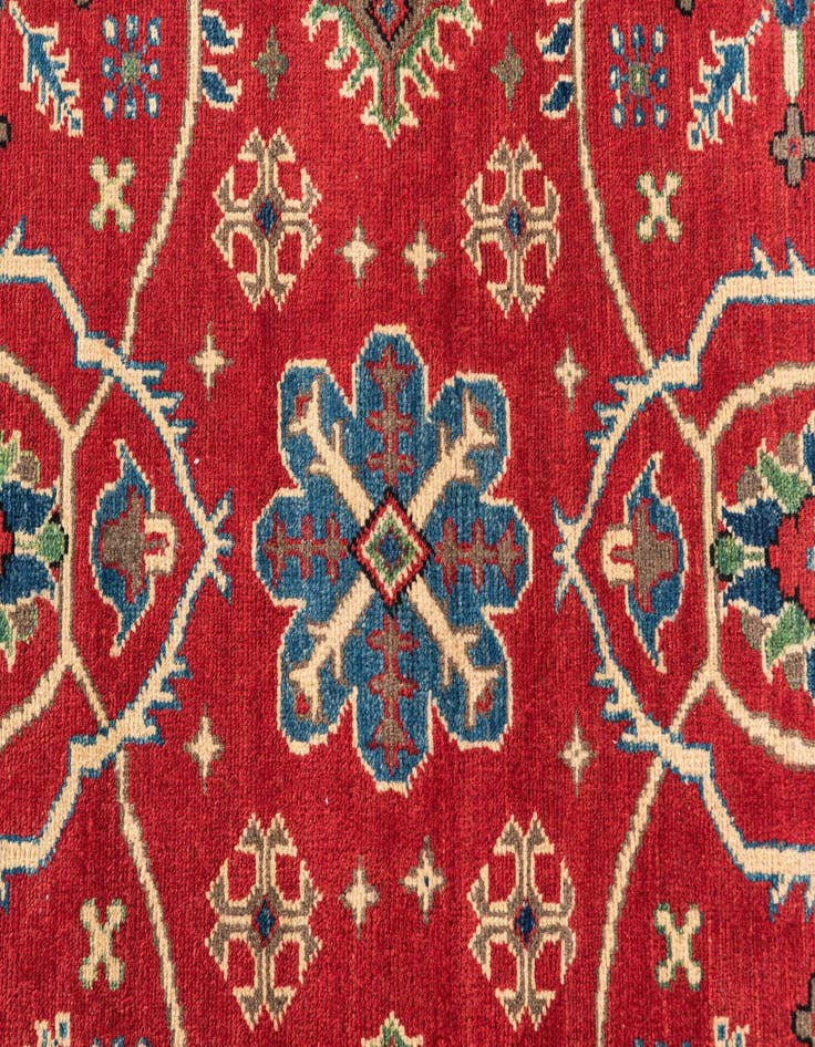 Detail image of  3' 3 x 5'  Hand Knotted Kazak Rug