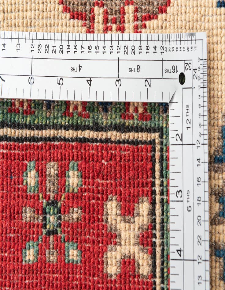 Detail image of  3' 3 x 5'  Hand Knotted Kazak Rug