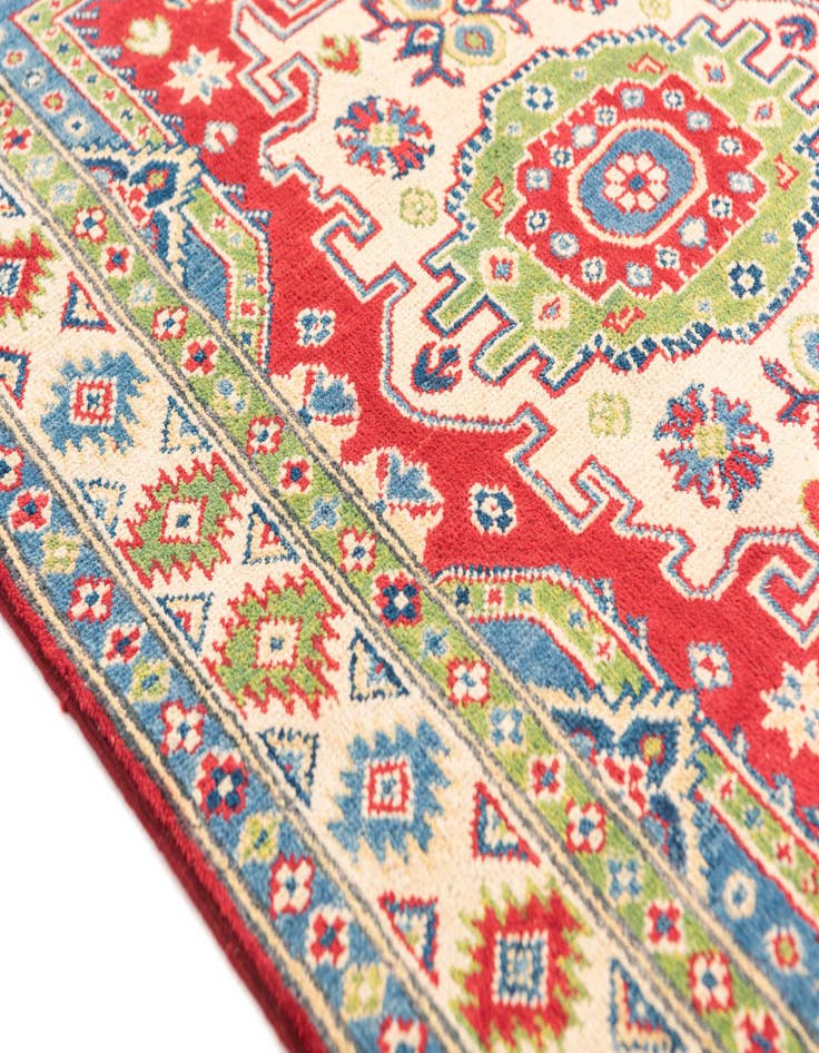 Detail image of  3' 3 x 4' 9  Hand Knotted Kazak Rug