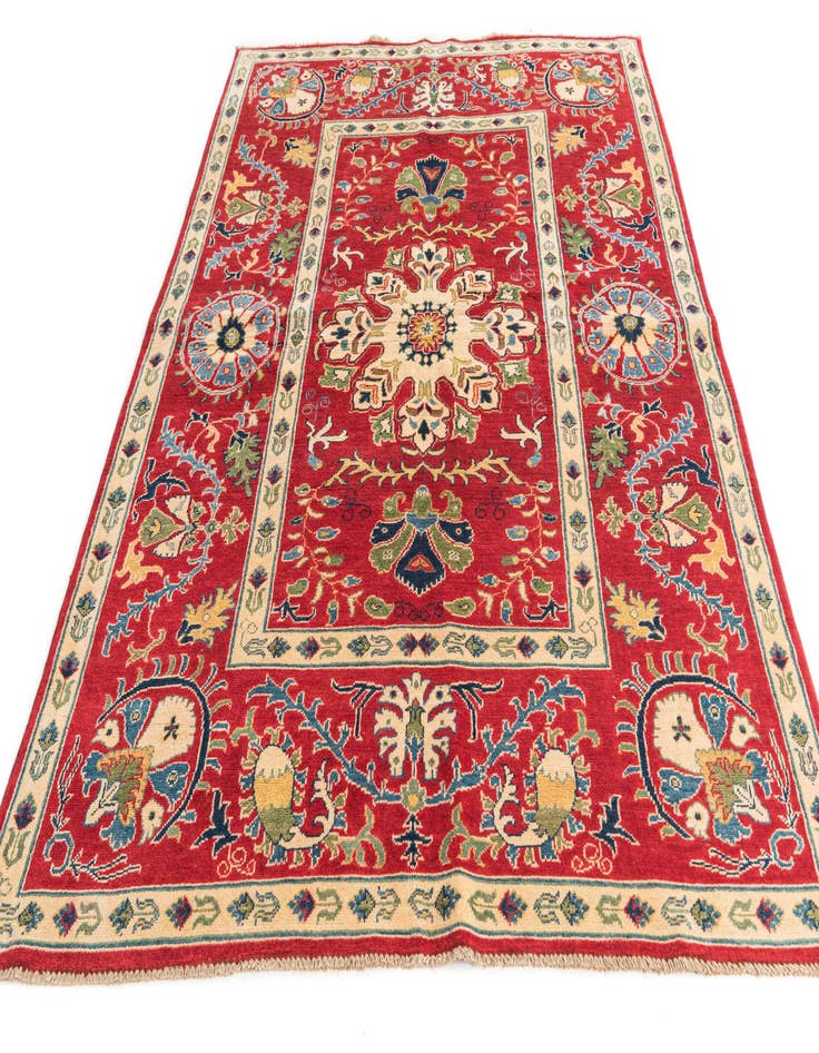 Detail image of  5' 7 x 8' 2  Hand Knotted Kazak Rug