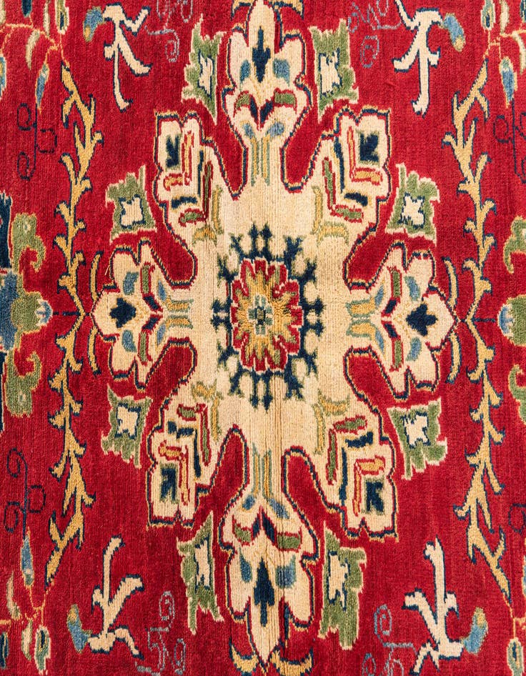 Detail image of  5' 7 x 8' 2  Hand Knotted Kazak Rug