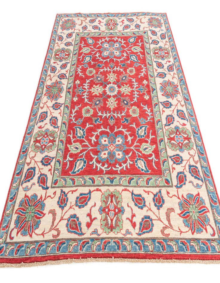 Detail image of  5' 7 x 7' 10  Hand Knotted Kazak Rug