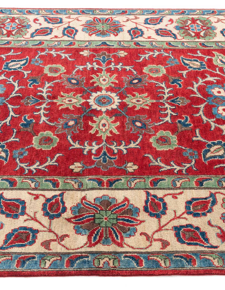 Detail image of  5' 7 x 7' 10  Hand Knotted Kazak Rug