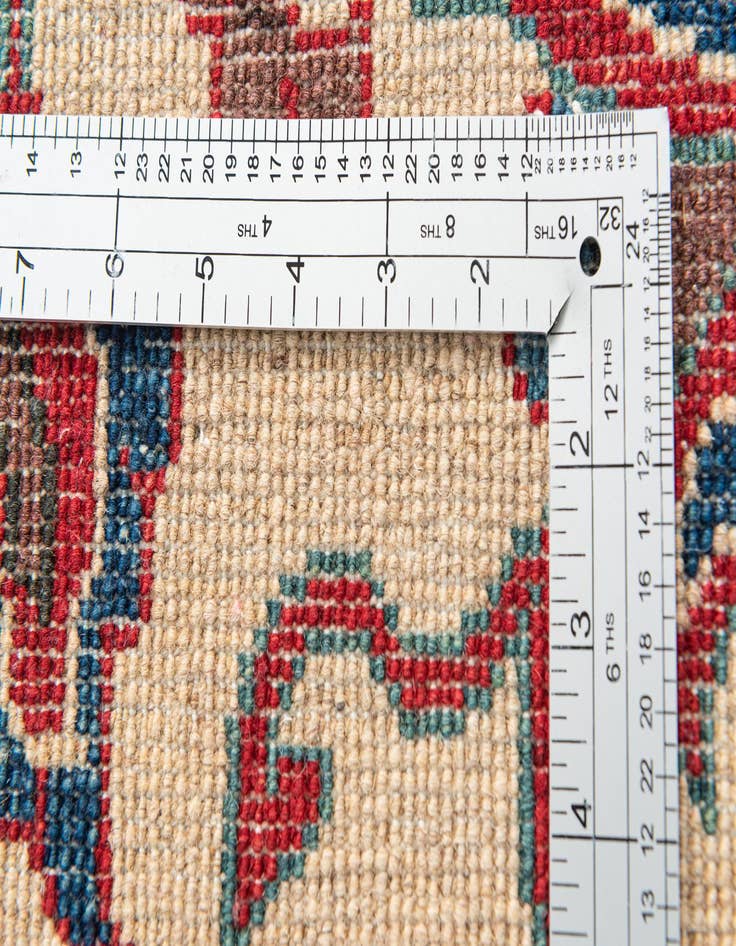 Detail image of  5' 7 x 7' 10  Hand Knotted Kazak Rug