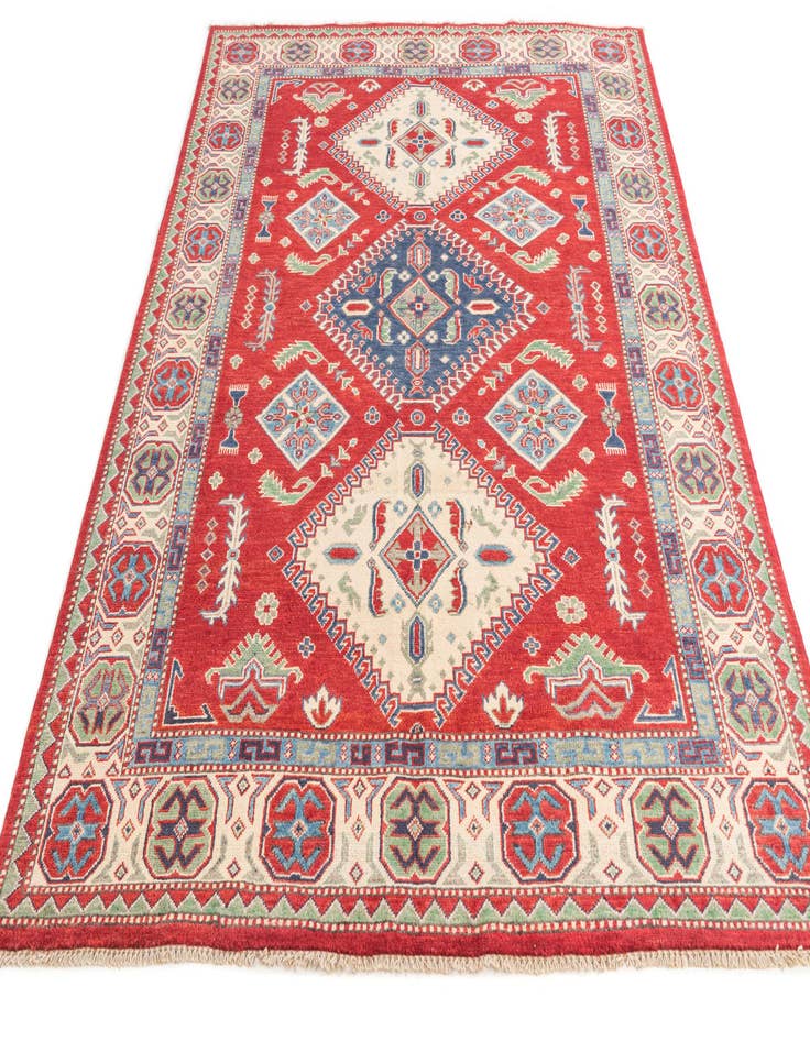 Detail image of  5' 6 x 7' 10  Hand Knotted Kazak Rug