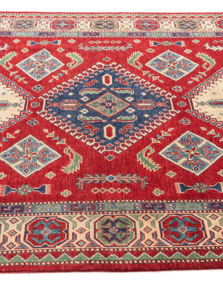 Detail image of  5' 6 x 7' 10  Hand Knotted Kazak Rug