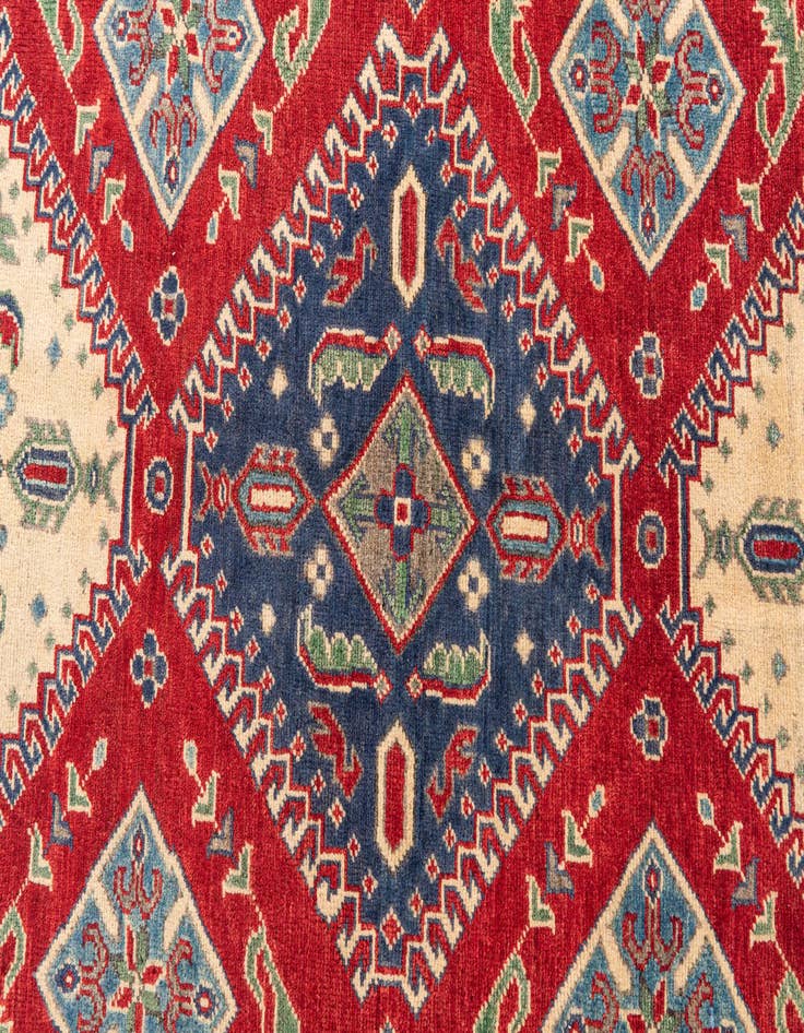 Detail image of  5' 6 x 7' 10  Hand Knotted Kazak Rug