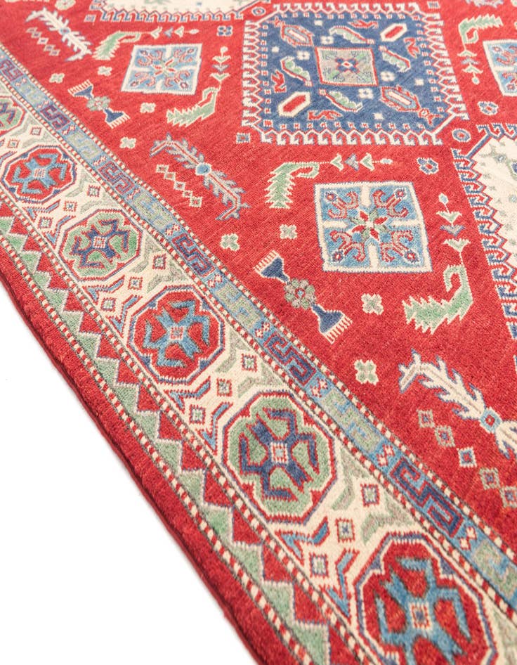 Detail image of  5' 6 x 7' 10  Hand Knotted Kazak Rug