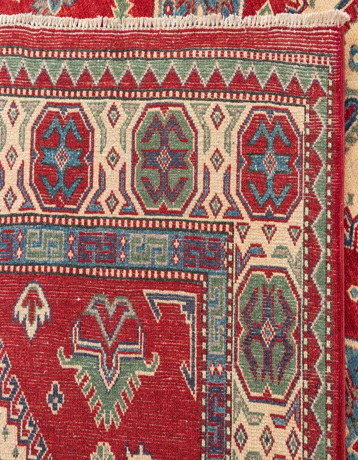 Detail image of  5' 6 x 7' 10  Hand Knotted Kazak Rug