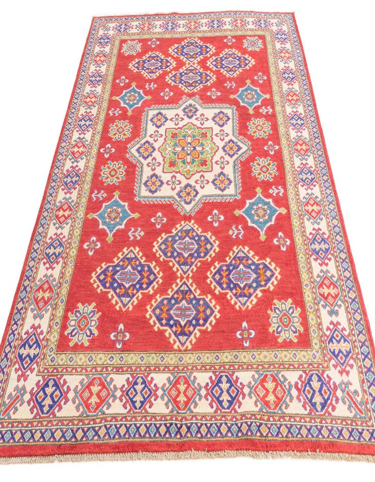 Detail image of  5' 6 x 7' 10  Hand Knotted Kazak Rug