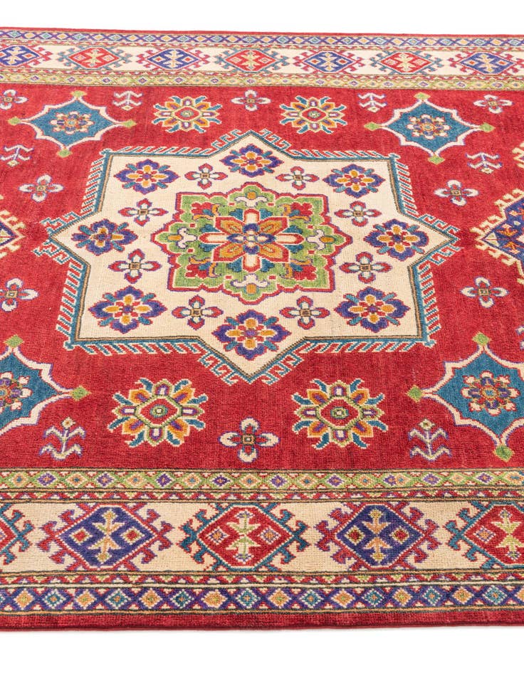 Detail image of  5' 6 x 7' 10  Hand Knotted Kazak Rug