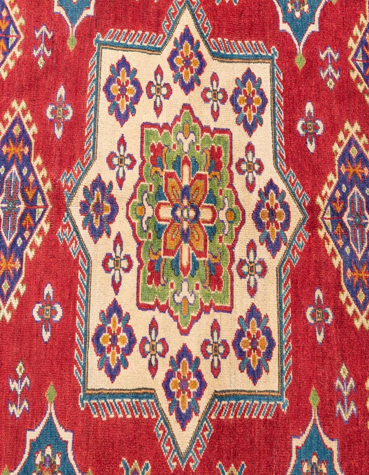 Detail image of  5' 6 x 7' 10  Hand Knotted Kazak Rug
