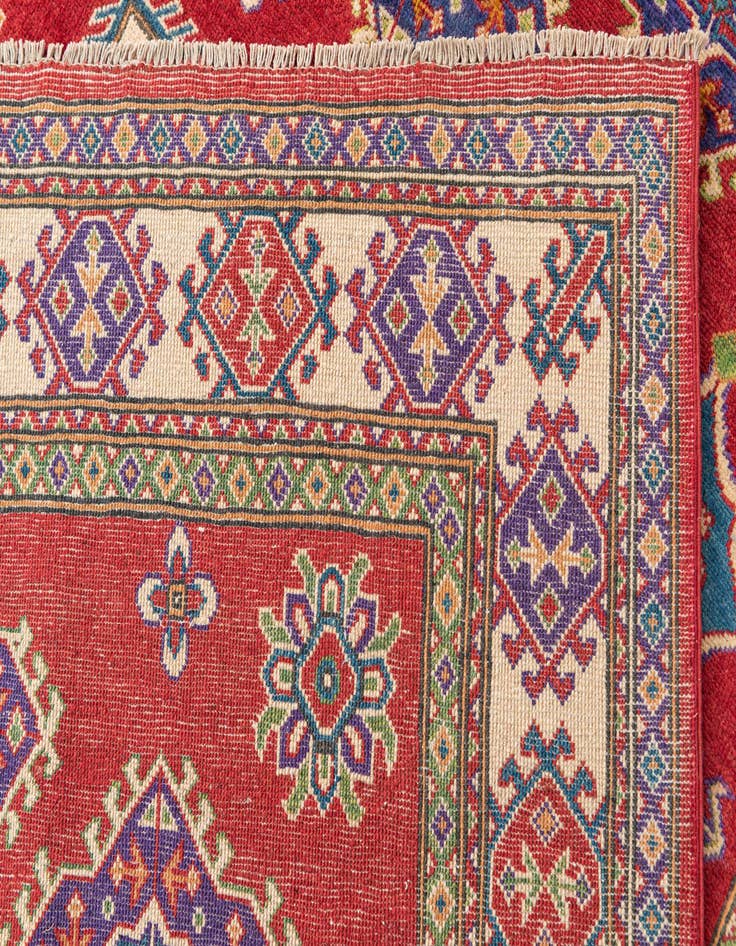 Detail image of  5' 6 x 7' 10  Hand Knotted Kazak Rug