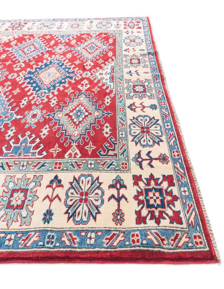 Detail image of  6' 9 x 9' 3  Hand Knotted Kazak Rug