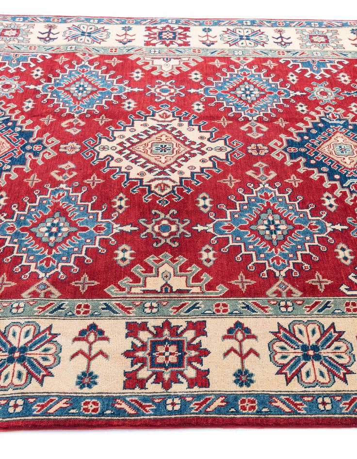 Detail image of  6' 9 x 9' 3  Hand Knotted Kazak Rug