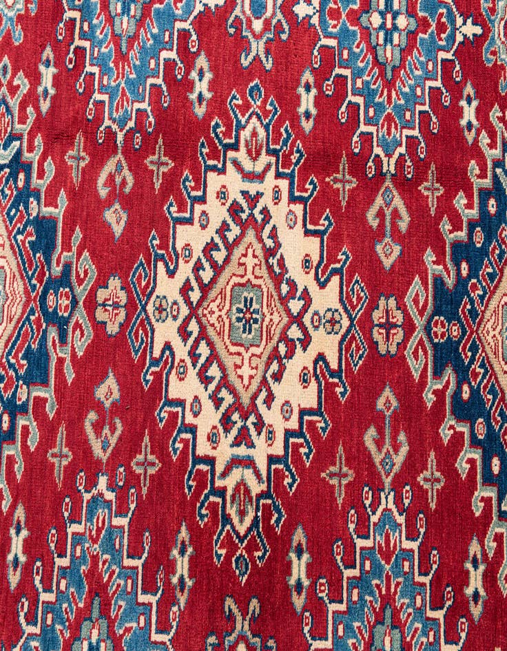 Detail image of  6' 9 x 9' 3  Hand Knotted Kazak Rug