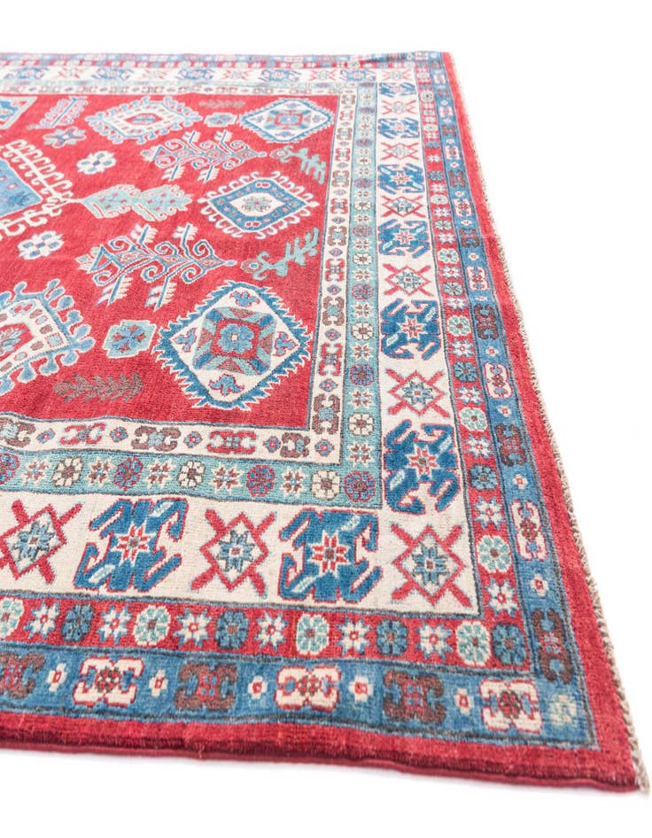 Detail image of  6' 10 x 9' 9  Hand Knotted Kazak Rug