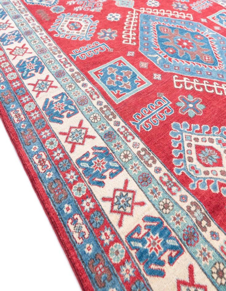 Detail image of  6' 10 x 9' 9  Hand Knotted Kazak Rug