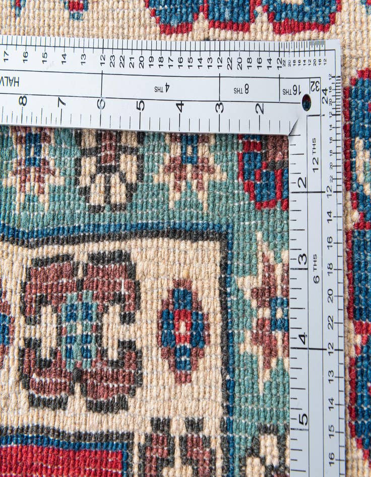 Detail image of  6' 10 x 9' 9  Hand Knotted Kazak Rug