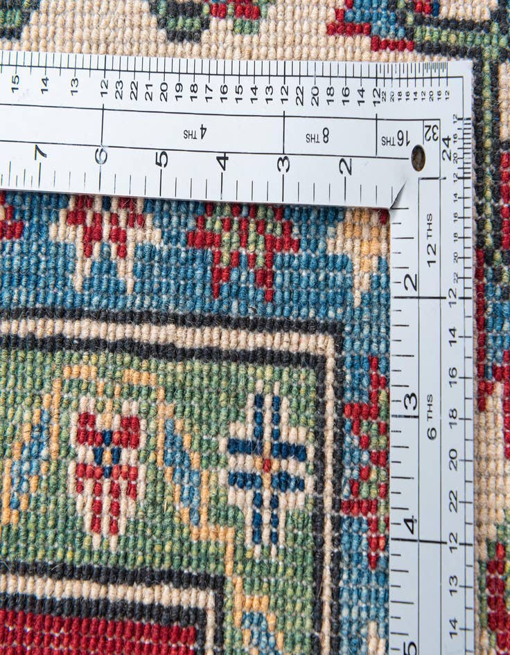 Detail image of  6' 7 x 9' 9  Hand Knotted Kazak Rug