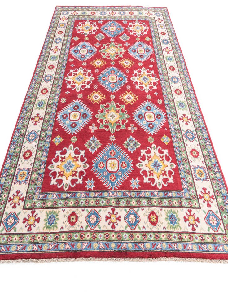 Detail image of  6' 9 x 9' 6  Hand Knotted Kazak Rug