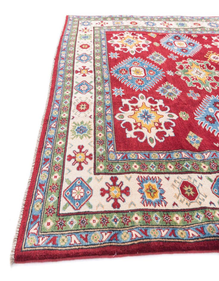 Detail image of  6' 9 x 9' 6  Hand Knotted Kazak Rug