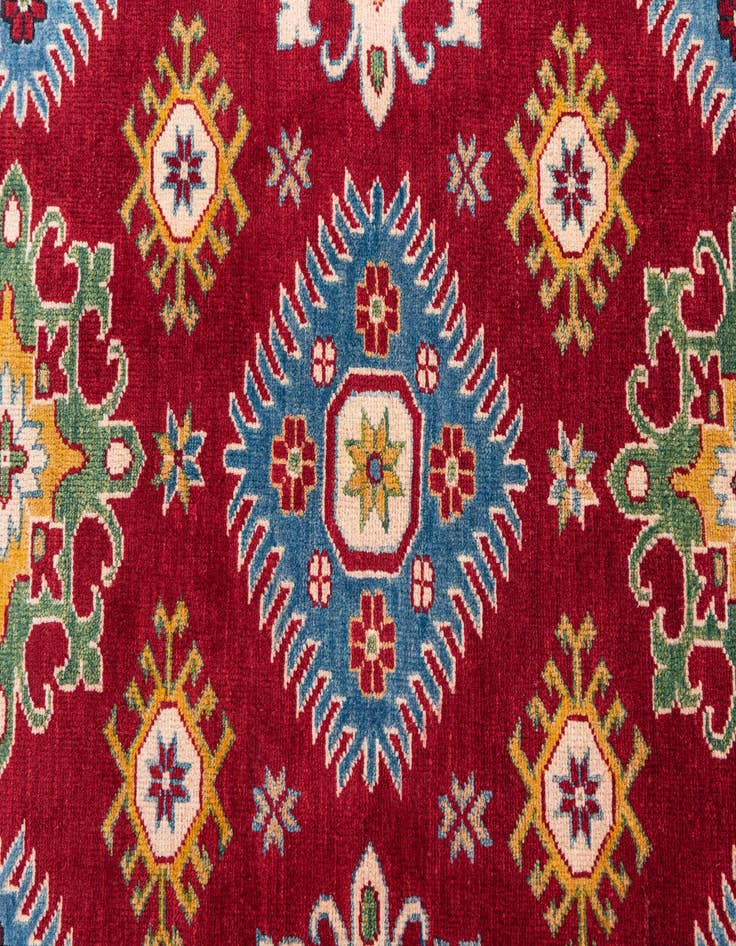 Detail image of  6' 9 x 9' 6  Hand Knotted Kazak Rug