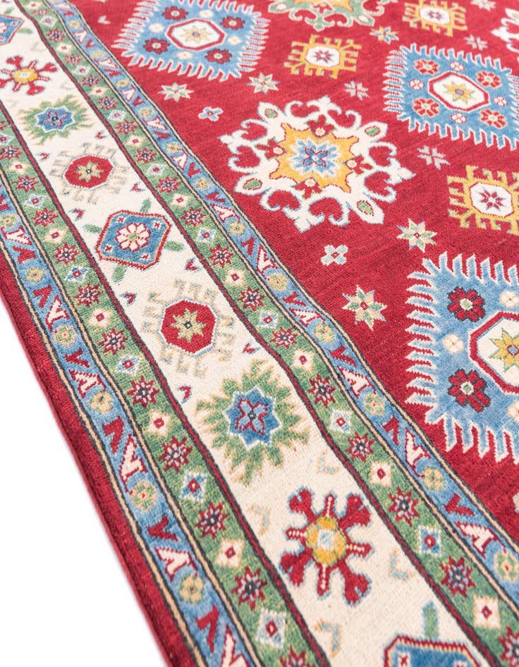 Detail image of  6' 9 x 9' 6  Hand Knotted Kazak Rug