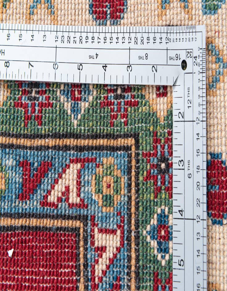 Detail image of  6' 9 x 9' 6  Hand Knotted Kazak Rug