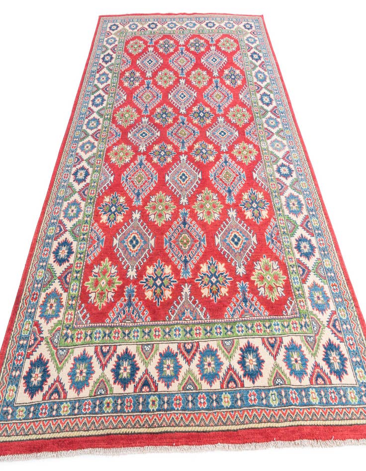 Detail image of  6' 4 x 9' 9  Hand Knotted Kazak Rug