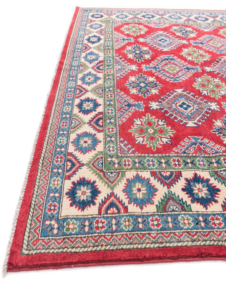 Detail image of  6' 4 x 9' 9  Hand Knotted Kazak Rug