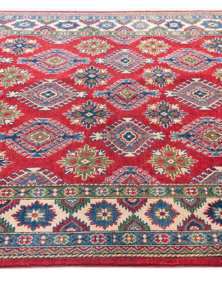Detail image of  6' 4 x 9' 9  Hand Knotted Kazak Rug