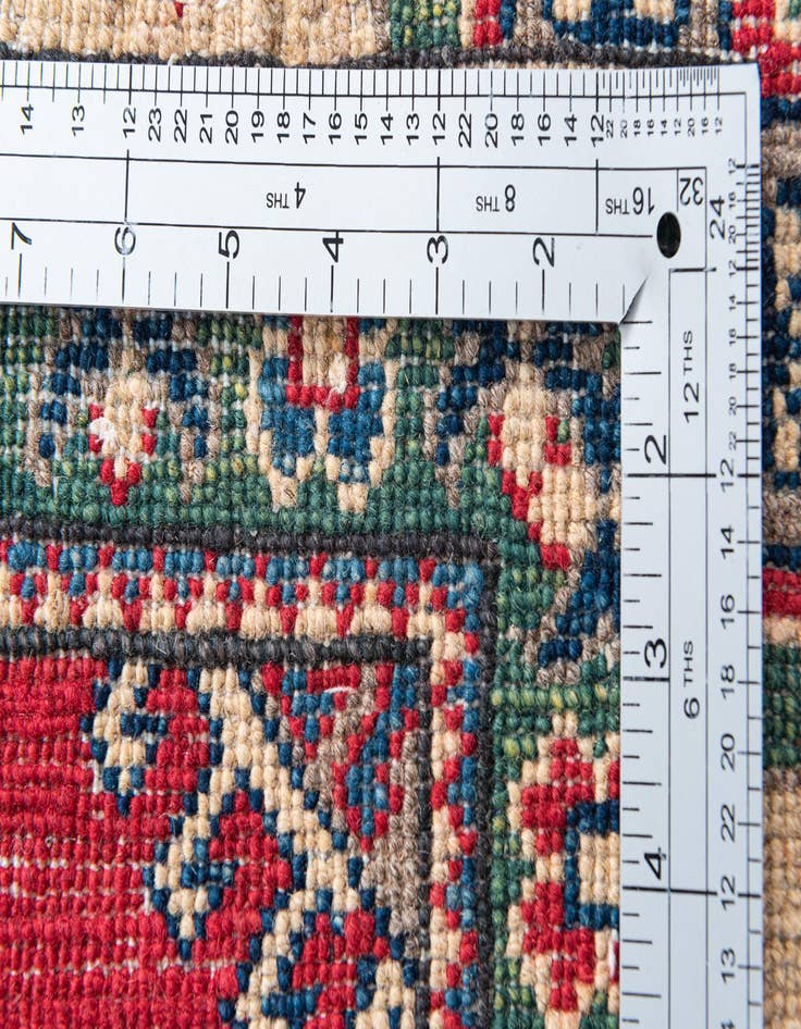 Detail image of  6' 4 x 9' 9  Hand Knotted Kazak Rug