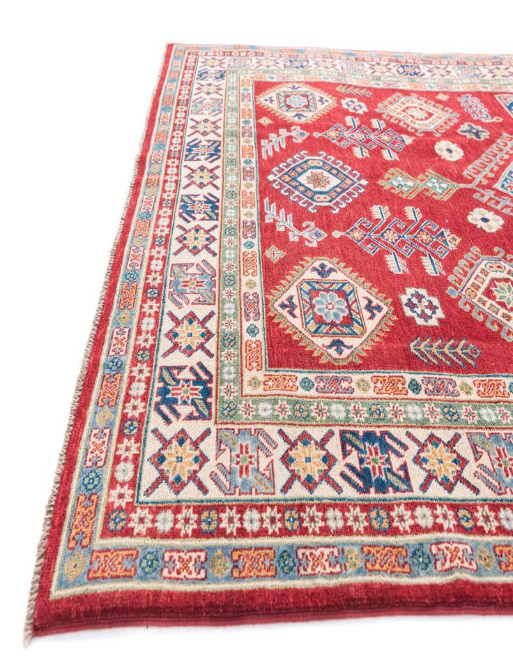 Detail image of  6' 5 x 9' 7  Hand Knotted Kazak Rug