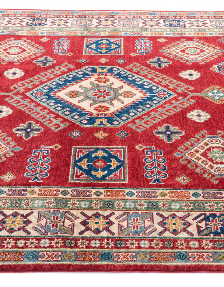 Detail image of  6' 5 x 9' 7  Hand Knotted Kazak Rug