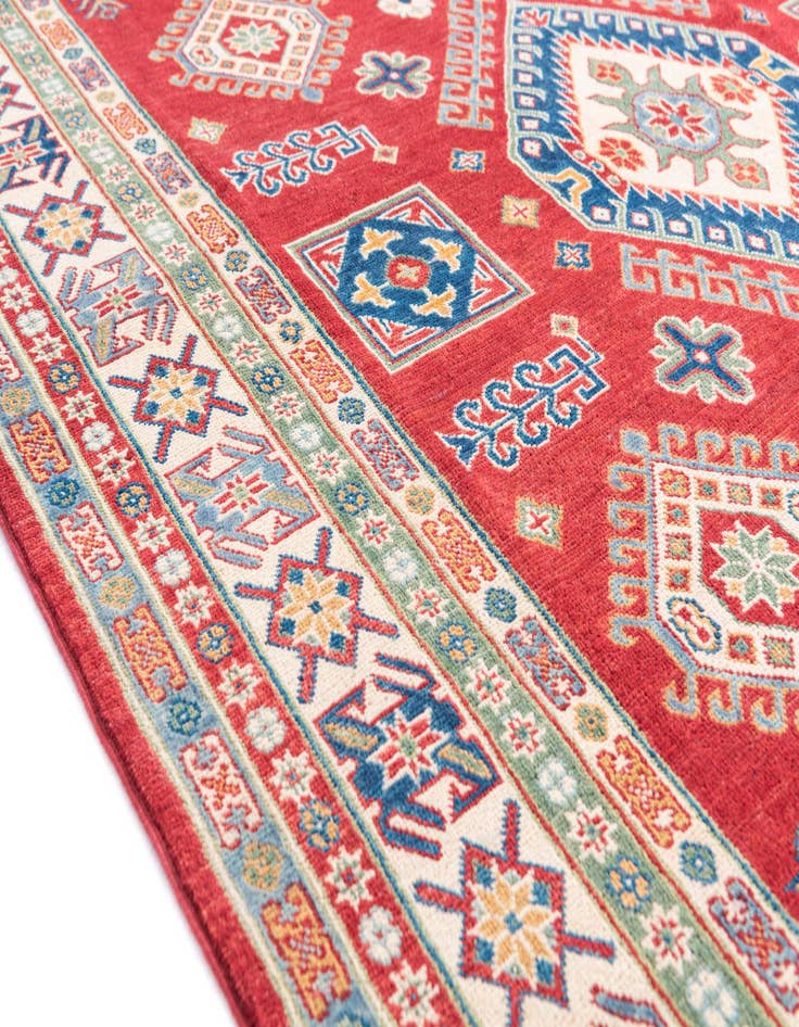 Detail image of  6' 5 x 9' 7  Hand Knotted Kazak Rug