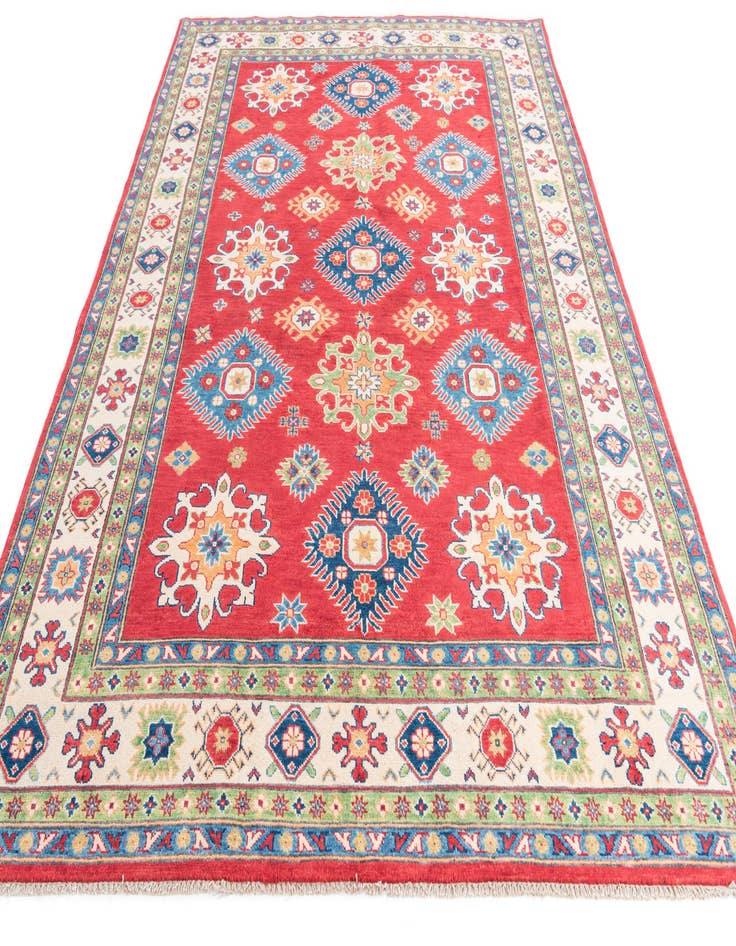 Detail image of  6' 7 x 9' 8  Hand Knotted Kazak Rug