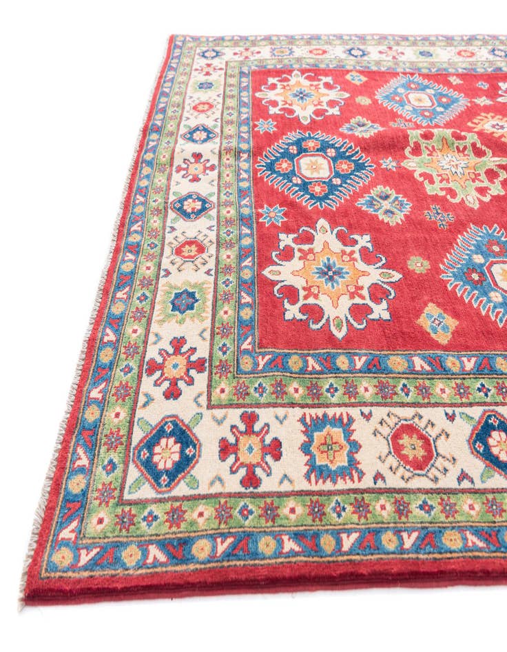 Detail image of  6' 7 x 9' 8  Hand Knotted Kazak Rug
