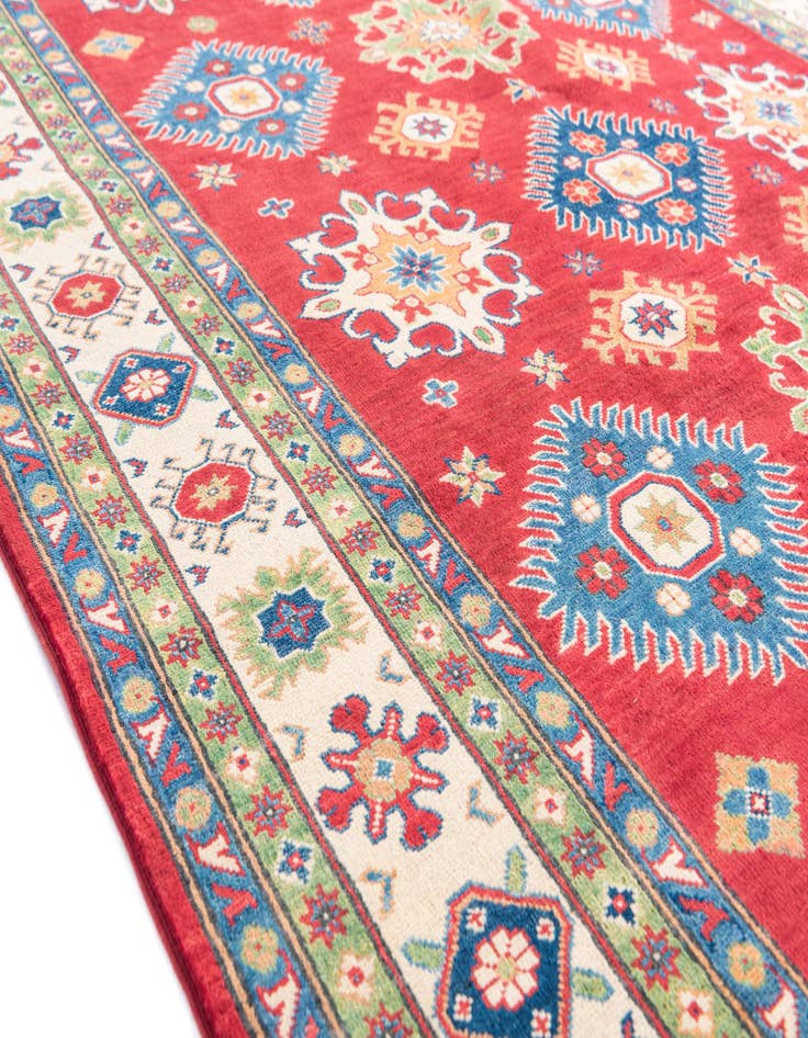 Detail image of  6' 7 x 9' 8  Hand Knotted Kazak Rug