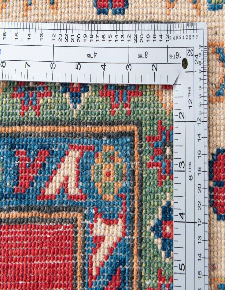 Detail image of  6' 7 x 9' 8  Hand Knotted Kazak Rug