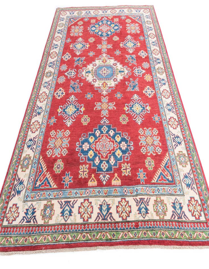 Detail image of  6' 4 x 9' 7  Hand Knotted Kazak Rug