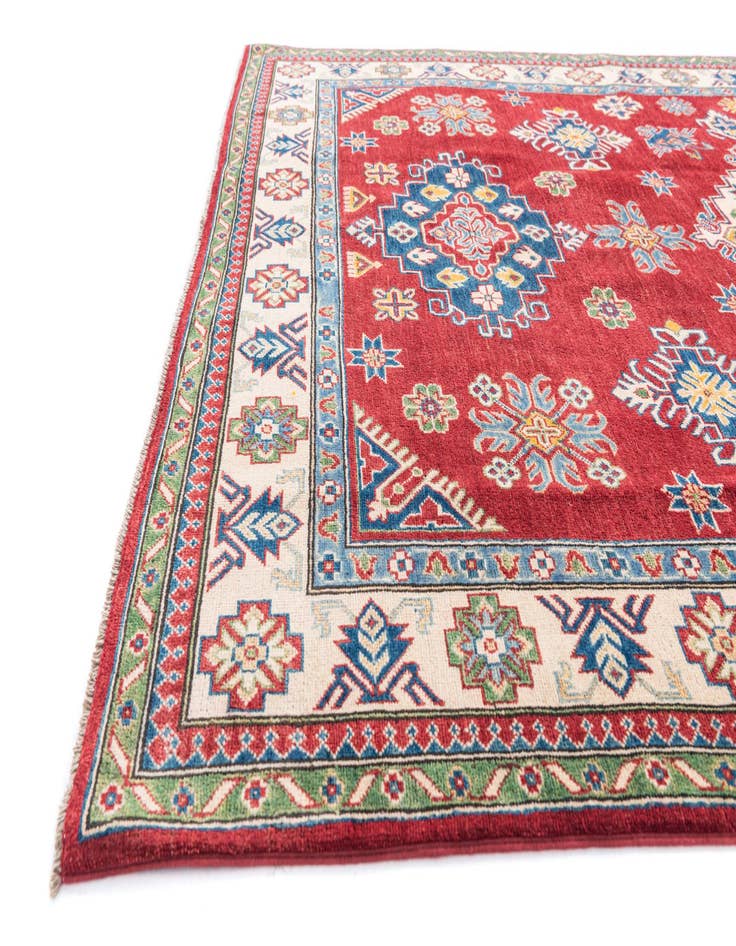 Detail image of  6' 4 x 9' 7  Hand Knotted Kazak Rug