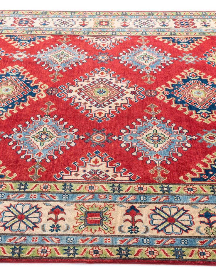 Detail image of  6' 9 x 10'  Hand Knotted Kazak Rug
