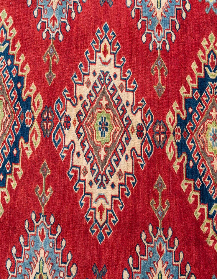 Detail image of  6' 9 x 10'  Hand Knotted Kazak Rug