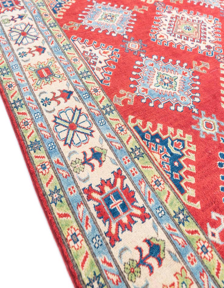 Detail image of  6' 9 x 10'  Hand Knotted Kazak Rug