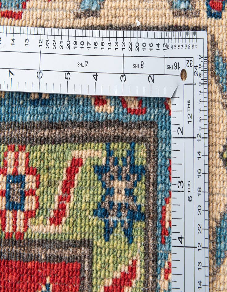 Detail image of  6' 9 x 10'  Hand Knotted Kazak Rug