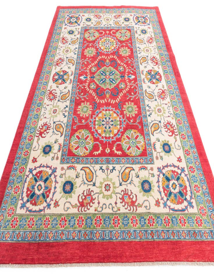 Detail image of  6' 7 x 9' 7  Hand Knotted Kazak Rug