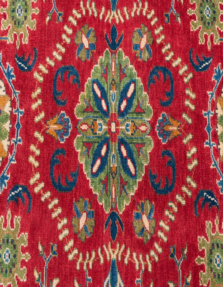 Detail image of  6' 7 x 9' 7  Hand Knotted Kazak Rug