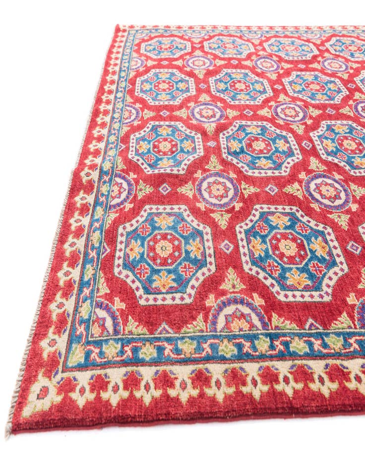Detail image of  6' 5 x 9' 7  Hand Knotted Kazak Rug